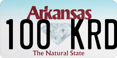 AR license plate 100KRD