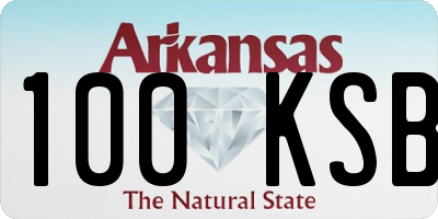 AR license plate 100KSB