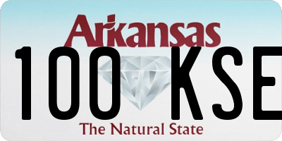 AR license plate 100KSE