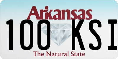 AR license plate 100KSI