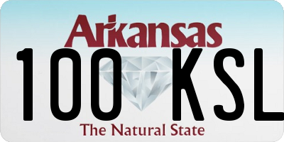AR license plate 100KSL