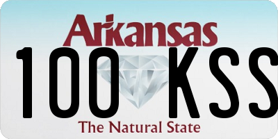 AR license plate 100KSS
