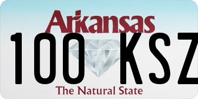 AR license plate 100KSZ