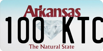 AR license plate 100KTC