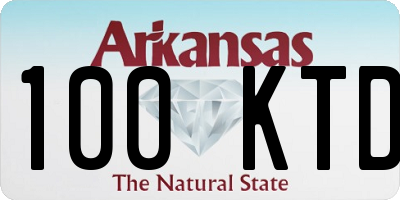 AR license plate 100KTD