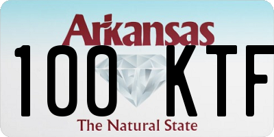 AR license plate 100KTF
