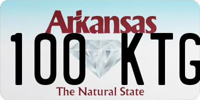 AR license plate 100KTG