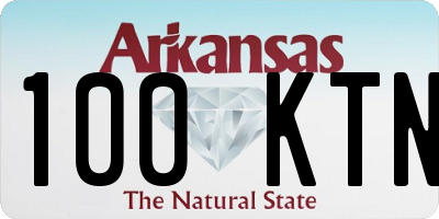 AR license plate 100KTN