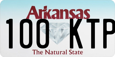 AR license plate 100KTP