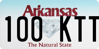 AR license plate 100KTT