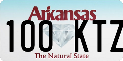 AR license plate 100KTZ