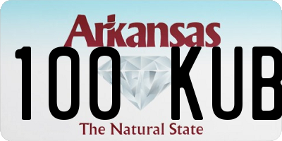 AR license plate 100KUB