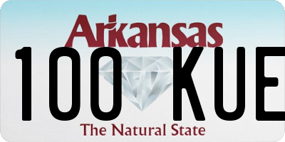 AR license plate 100KUE