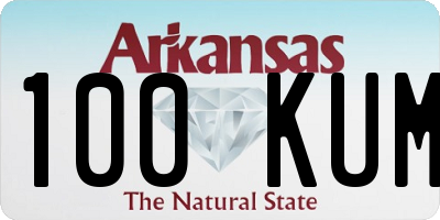 AR license plate 100KUM