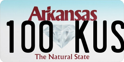 AR license plate 100KUS