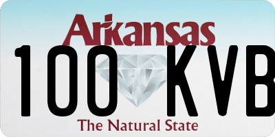 AR license plate 100KVB