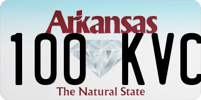 AR license plate 100KVC