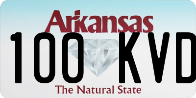 AR license plate 100KVD