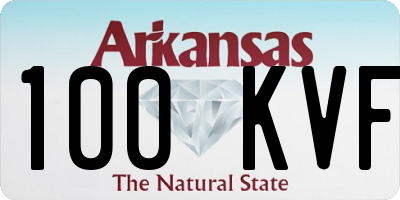 AR license plate 100KVF