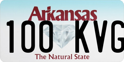 AR license plate 100KVG