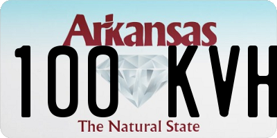AR license plate 100KVH