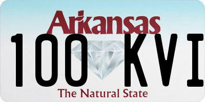 AR license plate 100KVI