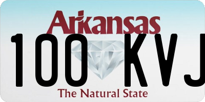 AR license plate 100KVJ