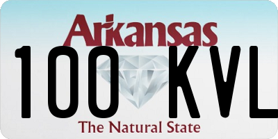 AR license plate 100KVL
