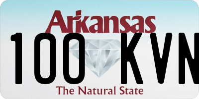 AR license plate 100KVN