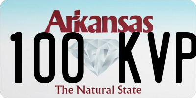 AR license plate 100KVP