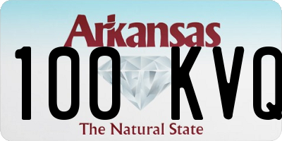 AR license plate 100KVQ