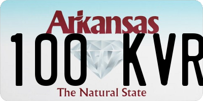 AR license plate 100KVR