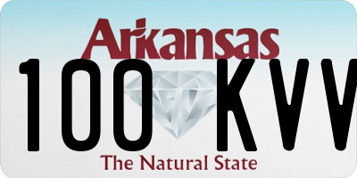 AR license plate 100KVV