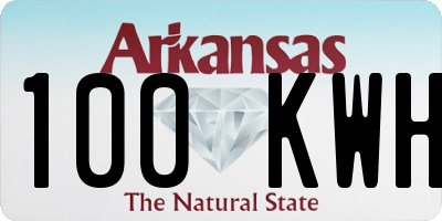 AR license plate 100KWH