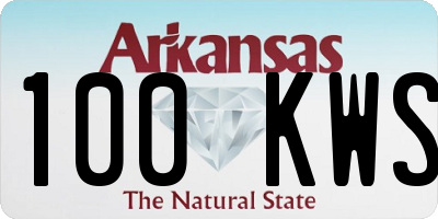 AR license plate 100KWS