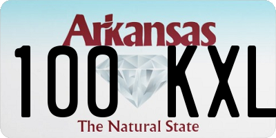 AR license plate 100KXL
