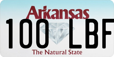 AR license plate 100LBF