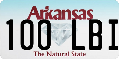 AR license plate 100LBI