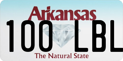 AR license plate 100LBL