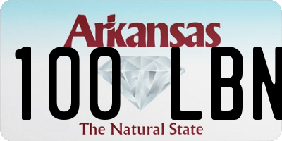 AR license plate 100LBN