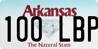 AR license plate 100LBP