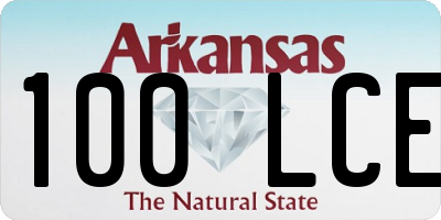 AR license plate 100LCE