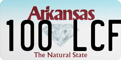 AR license plate 100LCF