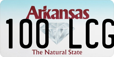 AR license plate 100LCG