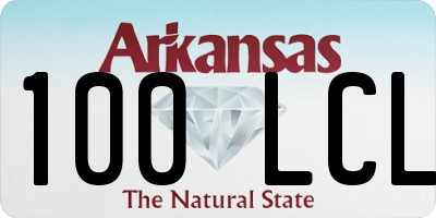 AR license plate 100LCL
