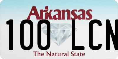 AR license plate 100LCN