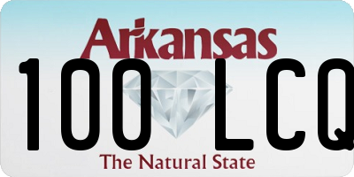 AR license plate 100LCQ
