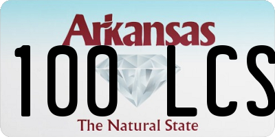 AR license plate 100LCS