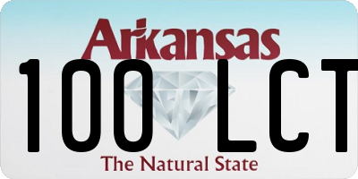 AR license plate 100LCT