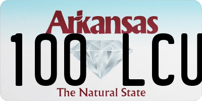 AR license plate 100LCU